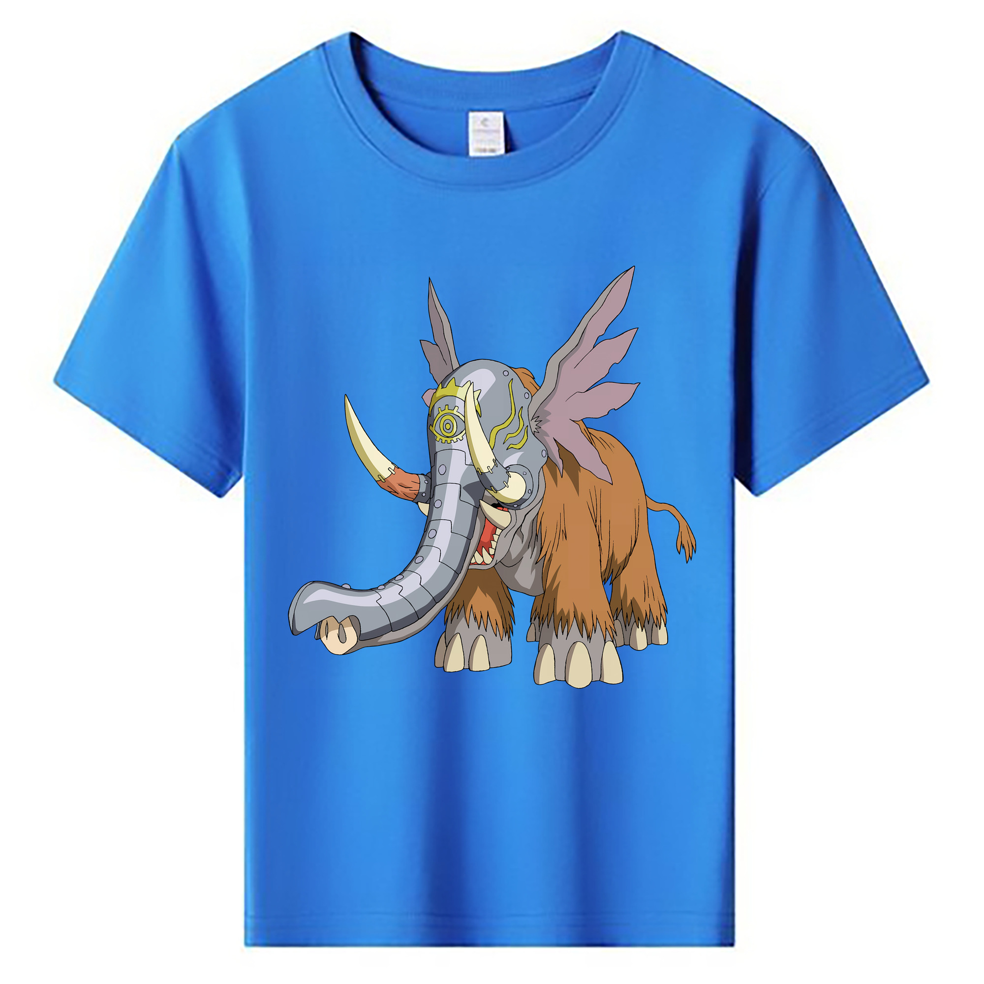 （画像用） Digimon デジタルモンスター/デジモン 綿100％キッズTシャツ（フロントプリント）